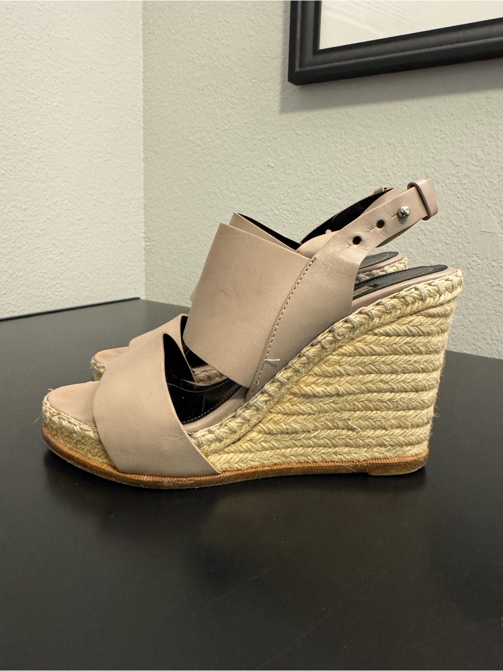 Balenciaga Wedge Sandal Tan